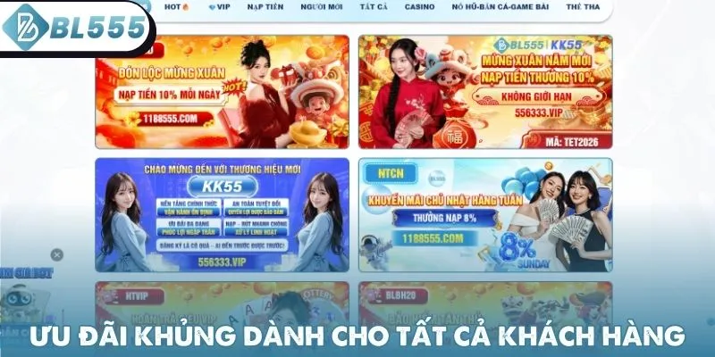 Ưu đãi khủng dành cho tất cả khách hàng